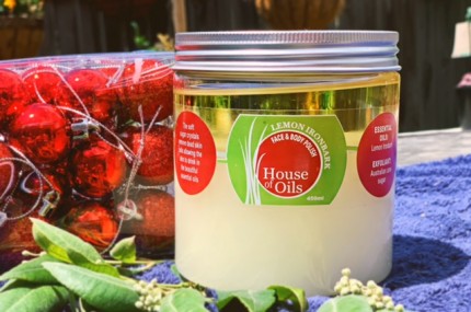 100ml-Exfoliating Face & Body Sugar Polish-Lemon Ironbark 100ml-Exfoliating Face & Body Sugar Polish-Lemon Ironbark